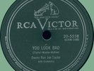 DANNY RUN JOE TAYLOR You Look Bad / Gator Tail 78rpm RCA-Victor 1953