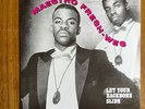 MAESTRO FRESH WES / LET YOUR BACKBONE SLIDE / RARE RAP HIP HOP 45 PICTURE COVER