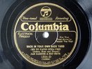 78rpm - CASS HAGAN Or: Golden Gate & JAN GARBER Orch: Back in Your Own Back Yard