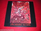 Kreator - Pleasure to Kill, N0037, Noise Vinyl LP 1986 Original 1. Press + Patch