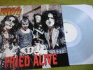 KISS -Fried alive-  rare clear Vinyl LP   live'74&'76 /motörhead, metallica