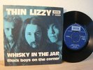 Rare Danish Thin Lizzy Whisky in the Jar 45 PS NM- Black boys on the Corner