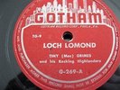 Gotham 269, Tiny Grimes, Loch Lomond/Sanctifying the Blues (unsold stock; listen