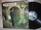 YVES MONTAND Chansons De Paris LP EX France 1959 Odeon OSX 148