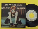 Mylène FARMER Que mon coeur lache 45 tours hors commerce numéroté à 200 ex 1992