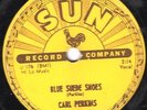 78-ROCKABILLY-CARL PERKINS-BLUE SUEDE SHOES/HONEY DON'T on SUN-NICE
