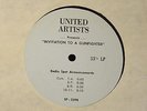 12” PROMO ONLY DJ RADIO MOVIE SPOTS Invitation To A Gunfighter Yul Brynner