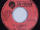 Reggae 45 JAH CHILDREN If I Could JA-MAN HEAR