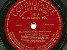 HEAR - Rare Jazz 78 - Billie Holiday - I'll Be Seeing You - Commodore # C-553
