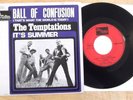 THE TEMPTATIONS VERY RARE FRENCH 45+PIC SLEEVE BALL OF CONFUSION