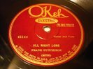 COUNTRY FRANK HUTCHINSON All Night Long / Lightning Express OKEH 45144