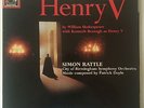 HENRY V - ORIGINAL SOUNDTRACK - Patrick Doyle/Simon Rattle/CBSO- Orig EMI HMV LP