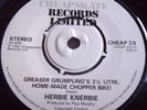 HERBIE KNERBIE (ROCKIN' DEVILS)   GREASER GRUMPLING'S....** 1981 CHEAPSKATE 45
