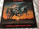 Jag Panzer Ample Destruction 1984 First Pressing Iron Works Rare Metal Great