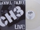 Channel Three - Live LP MISPRINTED SLEEVE / CLEAR VINYL CH3 Simpletones Posh Boy