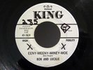 Rockabilly 45 BOB AND LUCILLE Eeny-Meeny-Miney-Moe/The Big Kiss KING 5631 PROMO