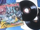 IRON MAIDEN RARE SIGNED VINYL
