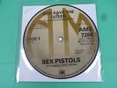 SEX PISTOLS   GOD SAVE THE QUEEN - 1977 A&M PICTURE DISC 115/250 KBD UNPLAYED