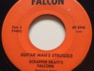 ROCKABILLY Scrapper Pratt's Falcons GUITAR MAN'S STRUGGLE Falcon 45 rare Maine