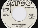NA ALLEN Thanks For Nothing RARE northern soul 45 crossover modern soul LISTEN