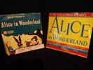 2 Vintage Alice in Wonderland Childrens Yellow Records LP Walt Disney 1951 Cloon