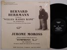 BERNARD HERRMANN Welles Raises Kane PREMIERE LP live broadcast private press