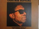 RARE LIGHTNIN' HOPKINS - LETS WORK A WHILE BLUE HORIZON UK 1971 M- ORIGINAL