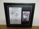Kings of Leon Hand Signed/Autographed Songsheet with a Photograph and COA