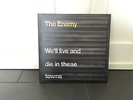 The Enemy - We'll Live And Die In These Towns - Very Rare Yellow Vinyl - LP - NM