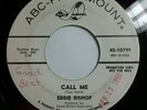 Eddie Bishop - Call Me / What Did He Say? 45 rare Northern soul promo