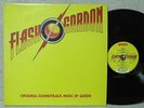 QUEEN FLASH GORDON OST 1981 LP PICTURE & LYRIC W/INSERT NM   MINT- Promo
