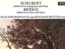 SXL 6426 NB SCHUBERT ARPEGGIONE / BRIDGE CELLO SONATA ROSTROPOVICH BRITTEN NM+
