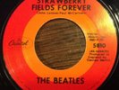 The Beatles, Strawberry Fields Forever 45, RARE '69 Capitol Target DOME Label