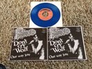 The Damned Don't Cry Wolf Blue Vinyl 7 Inch Single