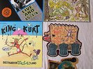 PSYCHOBILLY - KING KURT X 5 - LIVE & ROCKIN / ZULU LAND  MACK KNIFE PICTURE DISC