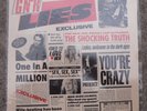 GUNS AND N & ROSES LIES LP VINYL 1ST PRESS BANNED INNER NR MINT 924 198-1 WX 218