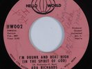 Funk Gospel 45 ADA RICHARDS I'm Drunk & Real High (In The Spirit...) AUTO HEAR
