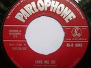 BEATLES Love Me Do UK Parlophone red label 1st press early stampers