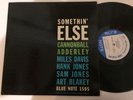 CANNONBALL ADDERELY - somethin' else - BLUE NOTE 1595 47 w 63rd DG RVG EAR VG++/