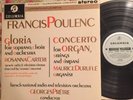 COLUMBIA SAX 2445*BLUE/SILVER*UK POULENC-GLORIA-ORGAN CONCERTO-DURUFLE-CARTERI