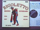 SET 224-6, 3 lp, UK ED1, VERDI: Rigoletto, MACNEIL, SUTHERLAND, SANZOGNO, NM