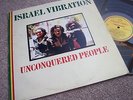 ? ISRAEL VIBRATIONS UNCONQUERED PEOPLE TUFF GONG JAMAICAN PRESS 80 REGGAE ROOTS