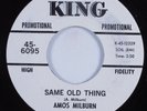 R&B Soul 45 AMOS MILBURN Same Old Thing KING HEAR