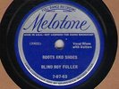 78 rpm PRE WAR BLUES Blind Boy Fuller Melotone 7-07-63 in E-/V+ Hear