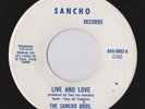 Sancho Bros.Band 45 TEX-MEX FUNK PSYCH EL PASO TX RED WINE Sancho HEAR