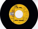 MERLE HAGGARD-TALLY 155 COUNTRY 45 SING A SAD SONG SIGNED BY PRODUCER FUZZY VG++