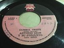ANTONIO LEON : Cumbia Triste : Latin Tropical Acordeon 45 Rom Colombia