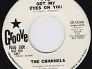CHANNELS I've Got My Eyes On You / Anything You Do *M-* promo 45 northern soul