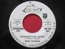 EDDIE COCHRAN   SUMMERTIME BLUES   RARE PROMO 45 WLP DJ COPY   ROCKABILLY