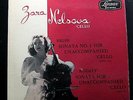 Zara Nelsova - Reger Sonata No. 2 / Kodaly Sonata LP VG LL 1252 UK 1st Record